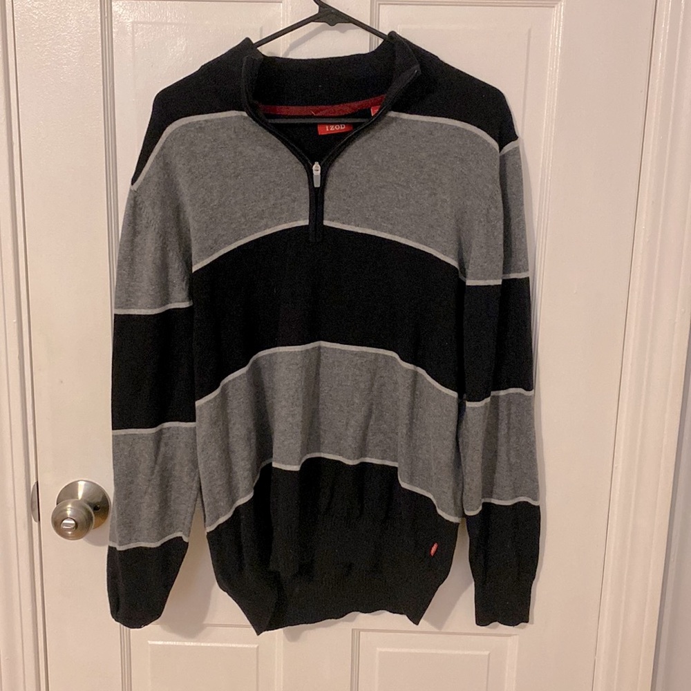 IZOD Mens 1/4 Zip Sweater